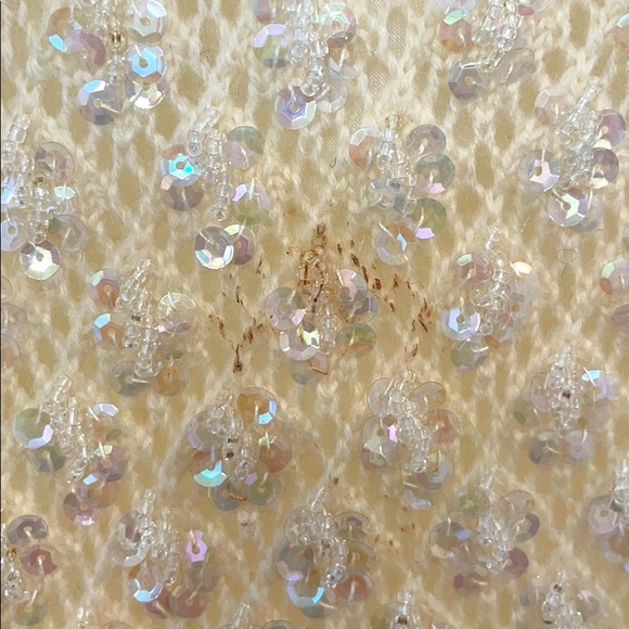 Vintage 1950s Hand Beaded Wool Top by Cyn Les - Picture 5 of 8